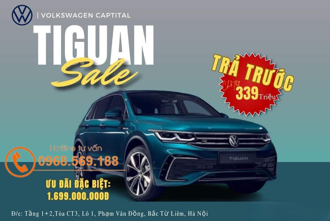 Volkswagen Capital báo giá xe tiguan